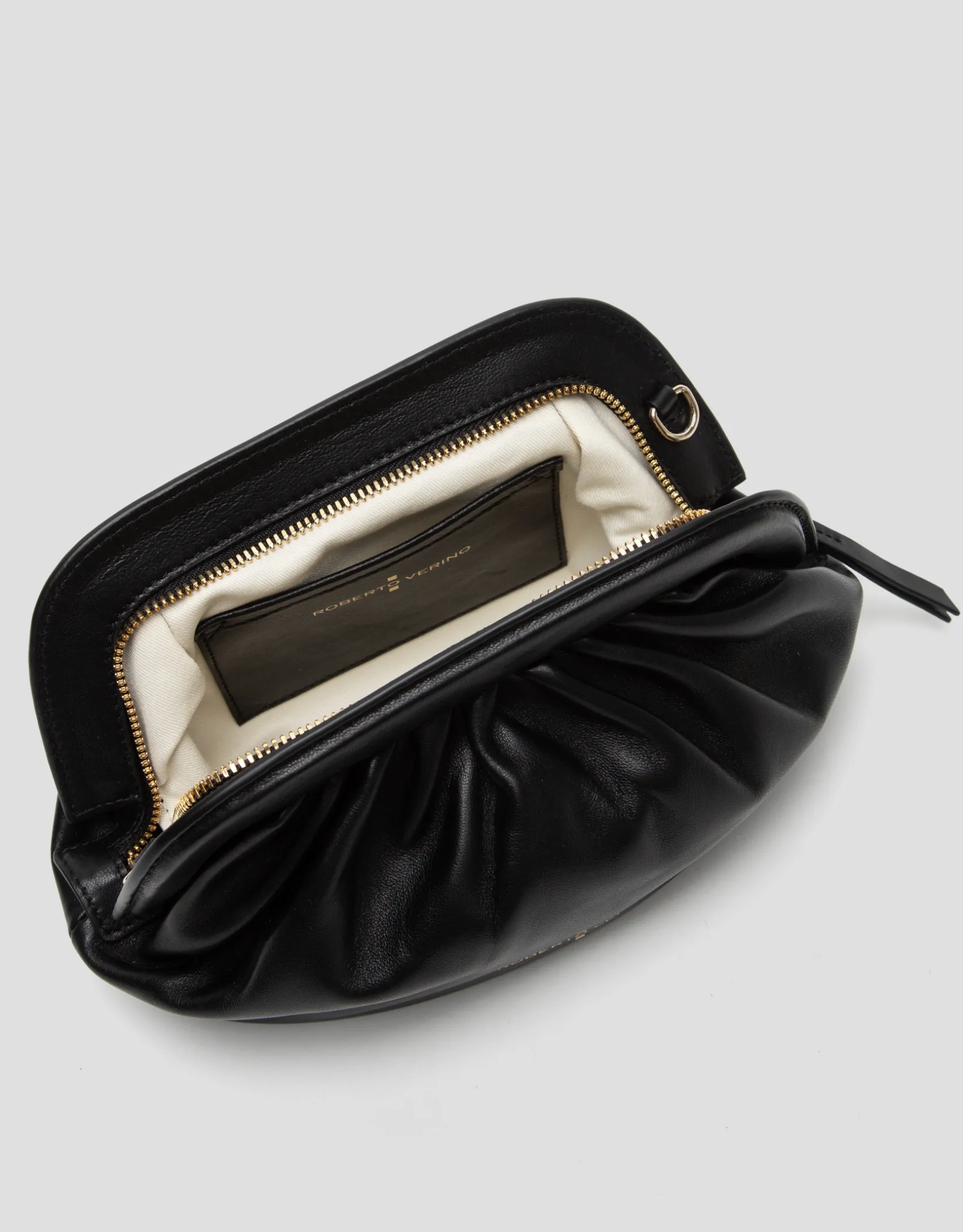 Bolso de mano Úrsula mini piel negro
