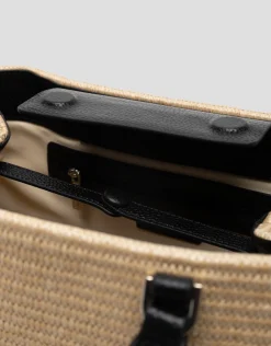 Bolso de mano Vera Bucket beige