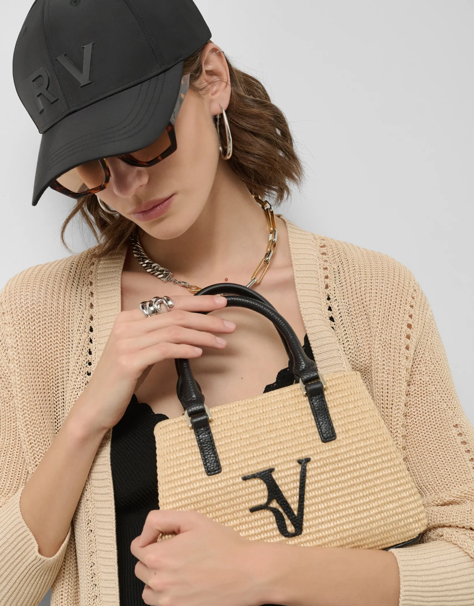 Bolso de mano Vera Crossbag beige