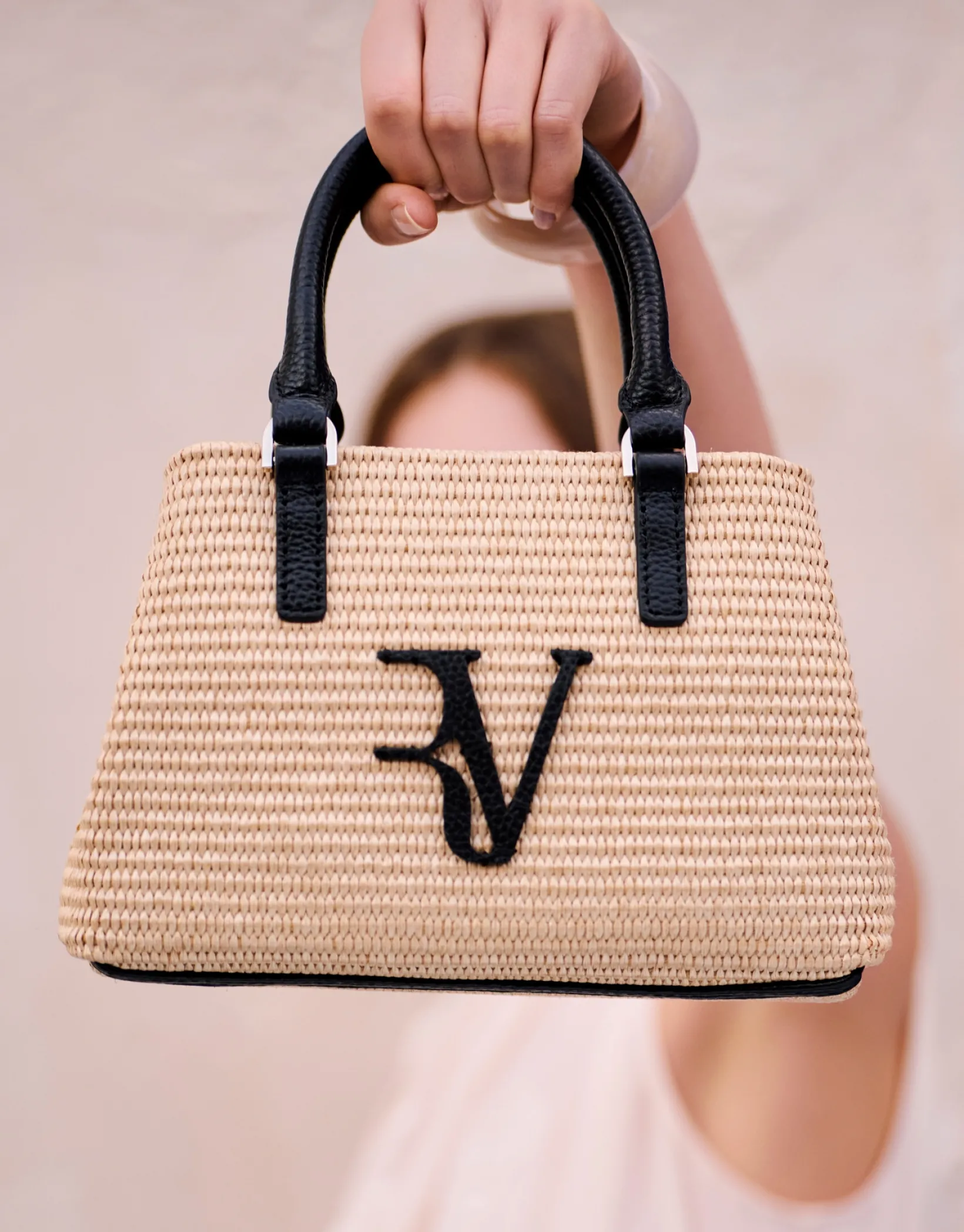Bolso de mano Vera Crossbag beige