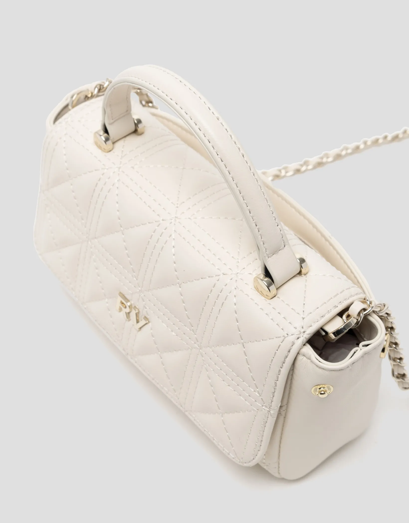 Bolso Linda Micro piel acolchada crudo