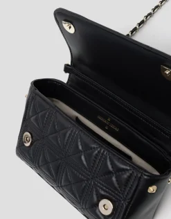 Bolso Linda Micro piel acolchada negro