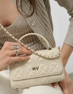 Bolso Linda Micro piel acolchada crudo