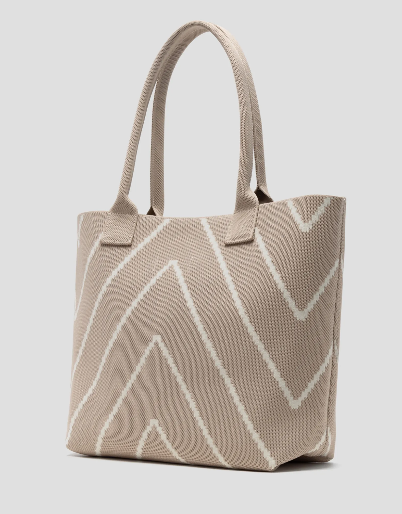 Bolso maxi shopper Kendall punto nude listas crudo