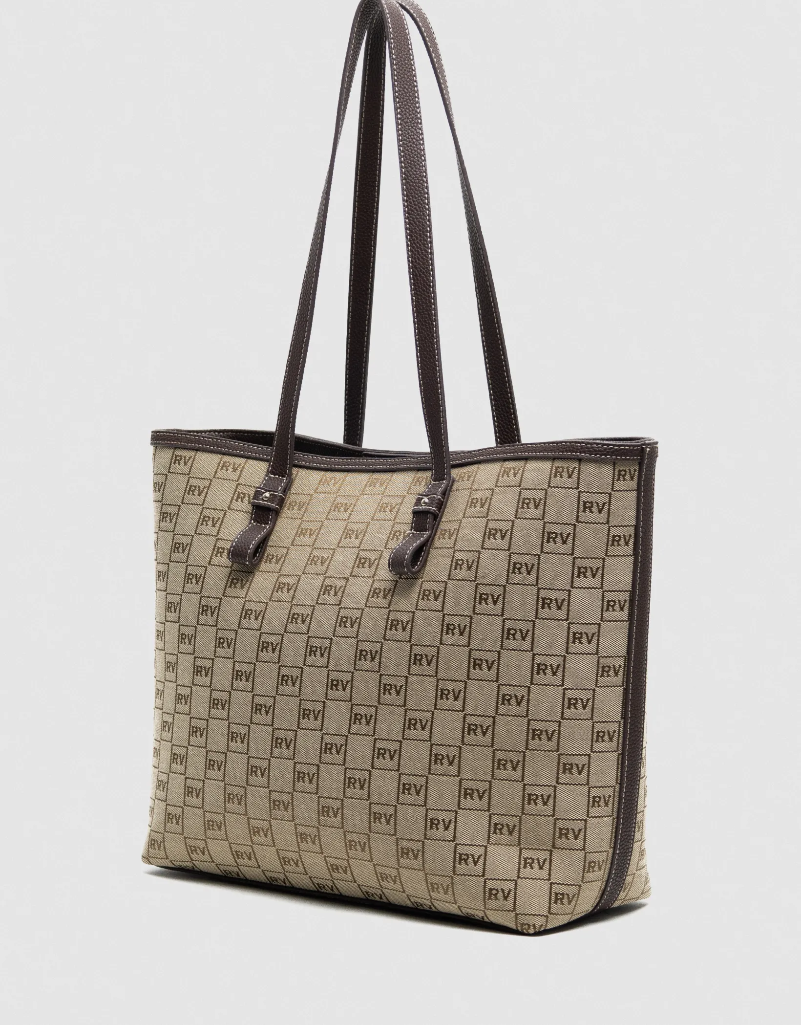 Bolso Shopper Matilda logos marrón
