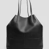 Bolso shopper Megan piel negro