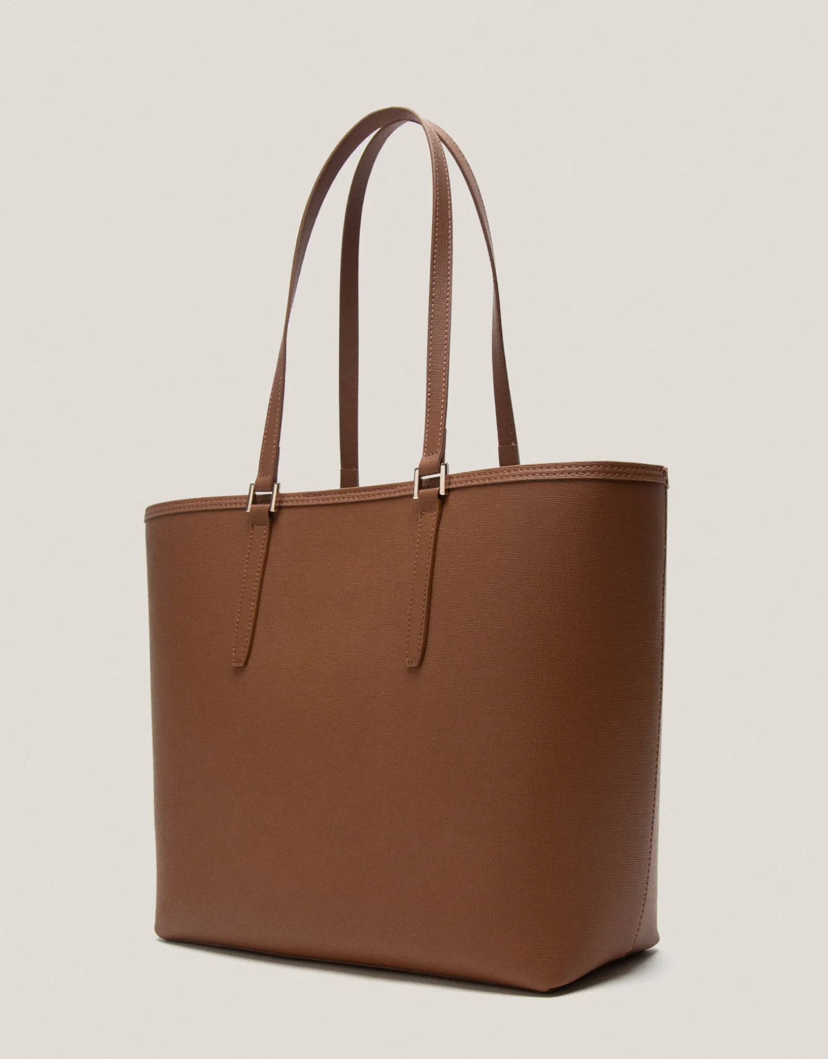 Bolso shopper Sama piel cámel