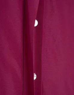 Camisa manga larga tafeta frambuesa