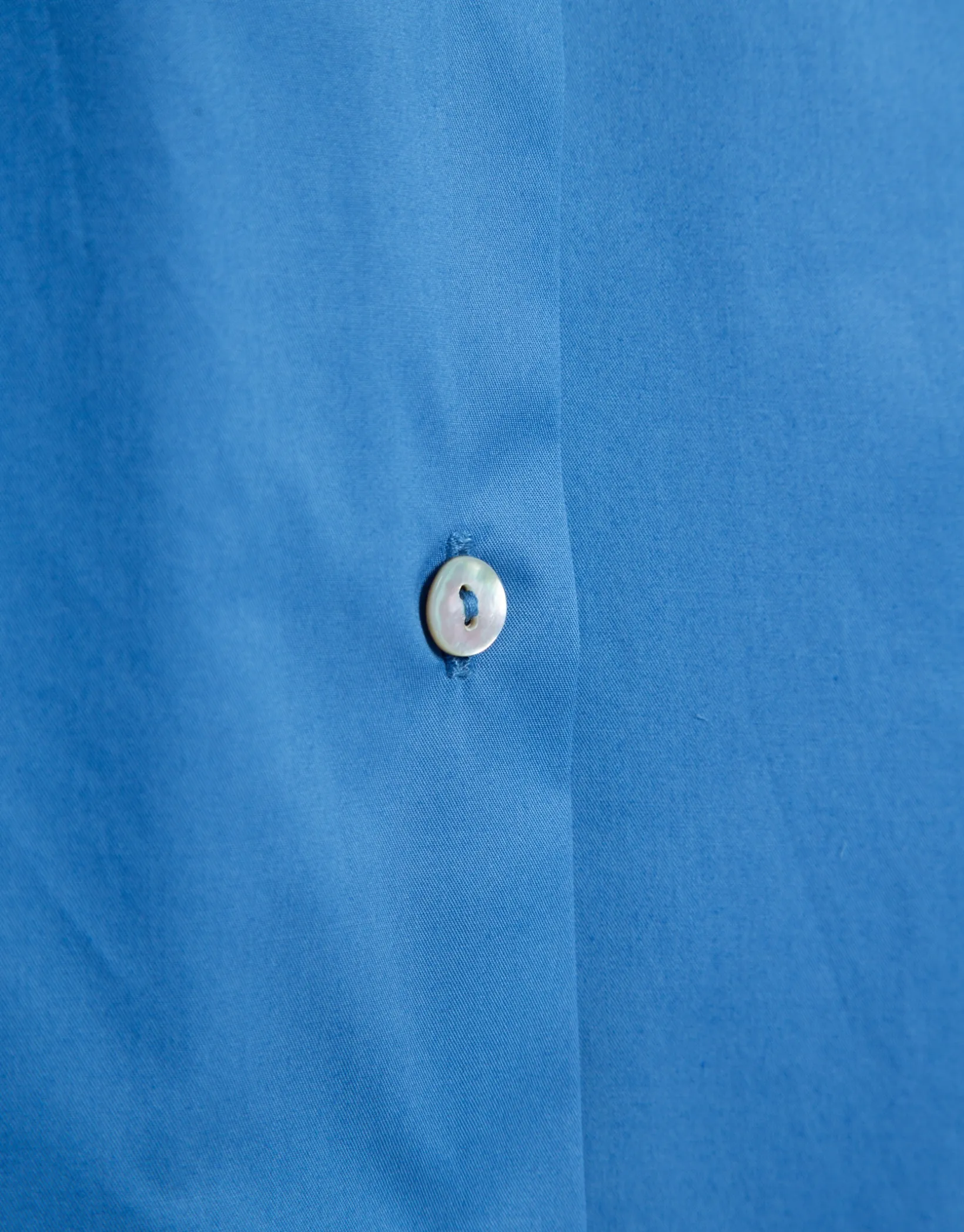 Camisa sin mangas algodón azul