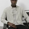 Camisa sport regular cuadros verde caqui