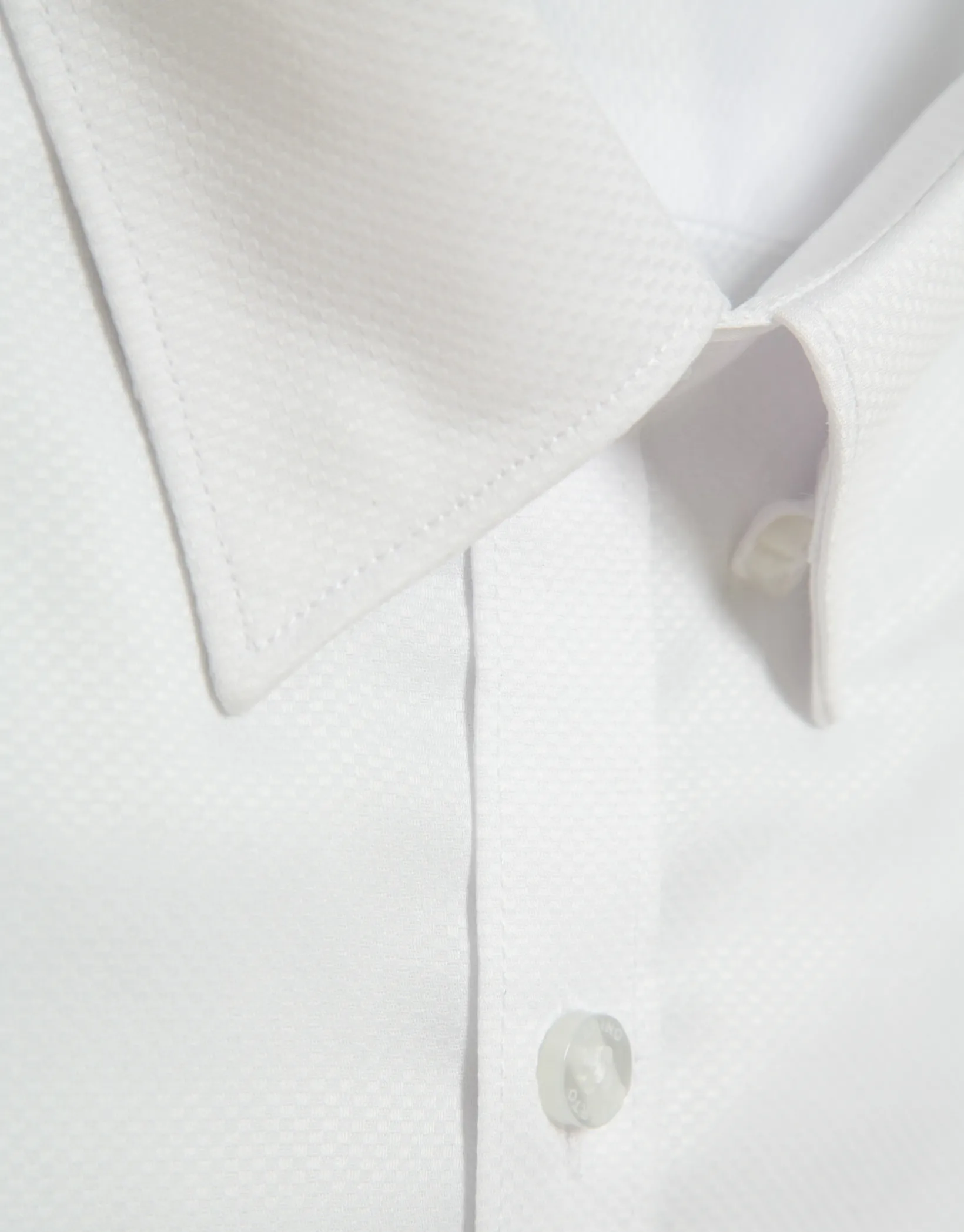Camisa sport regular estructura blanca