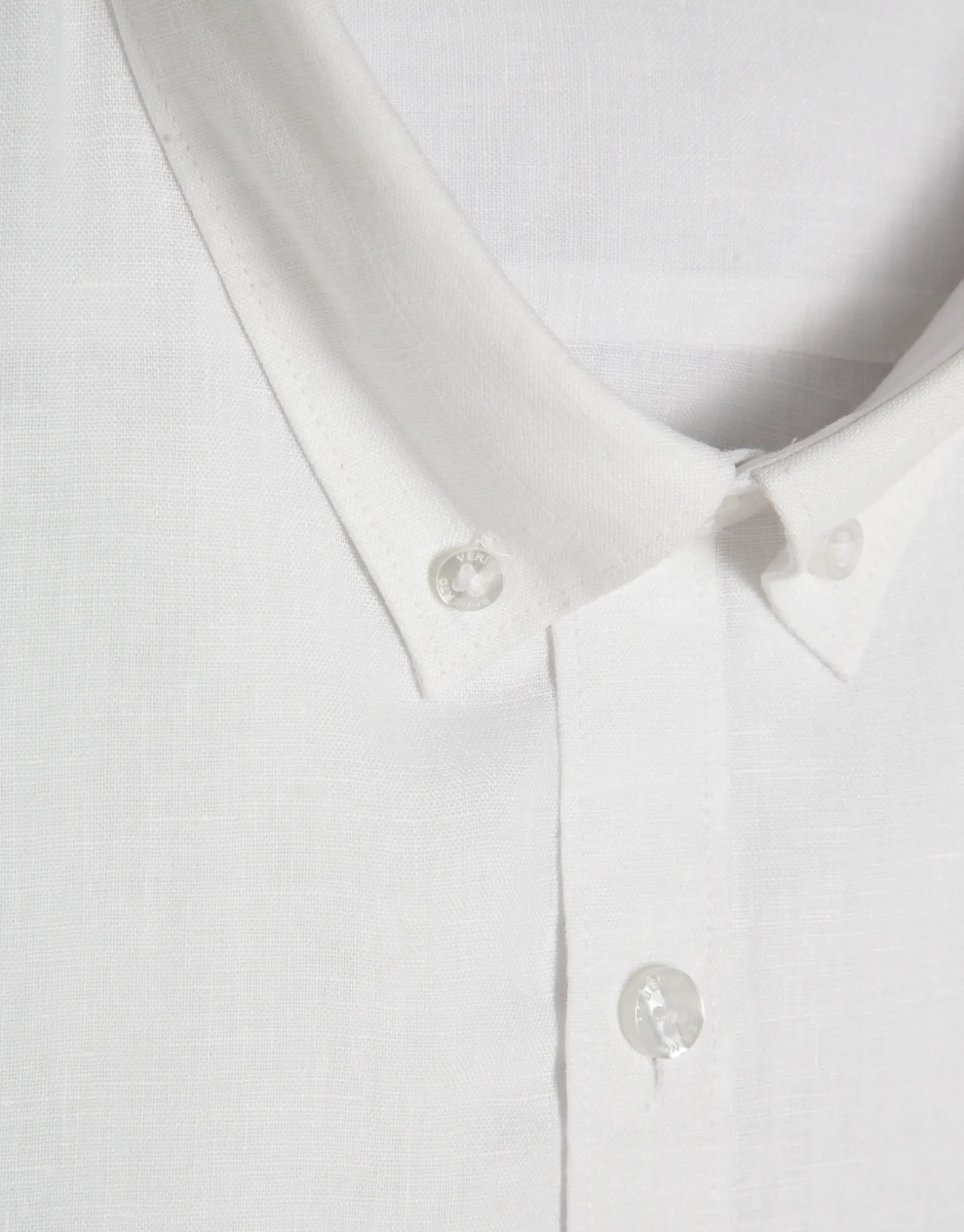 Camisa sport regular lino blanco