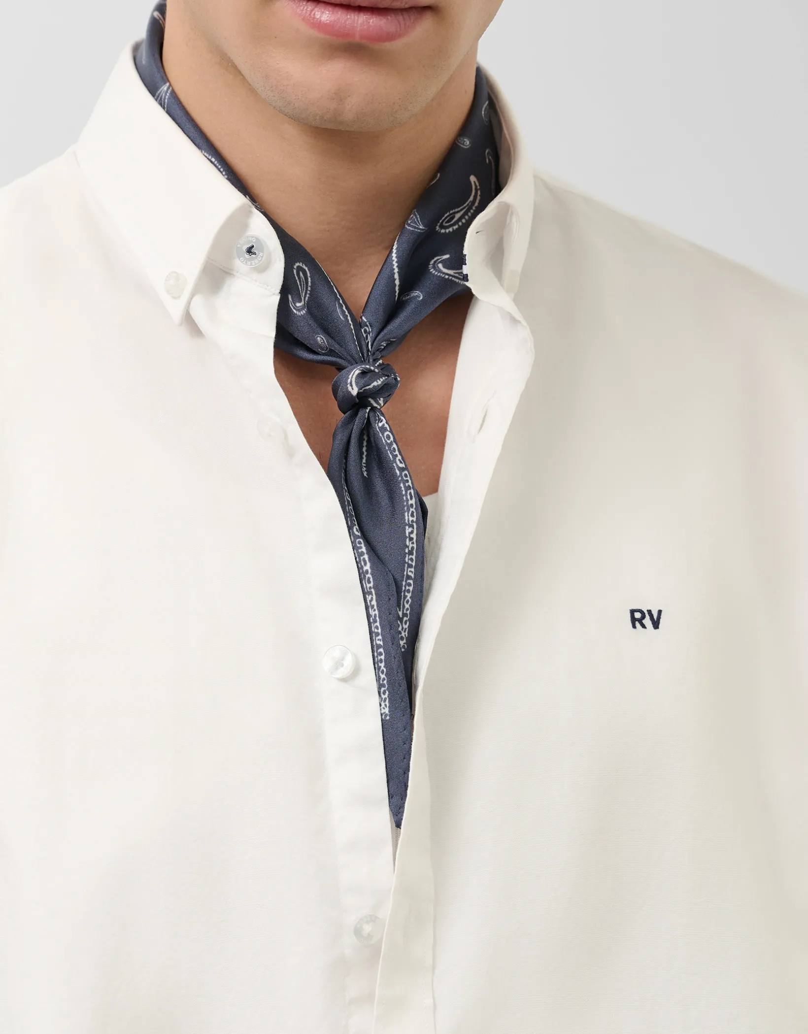 Camisa sport regular oxford blanco óptico