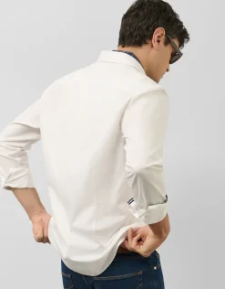 Camisa sport regular oxford blanco óptico