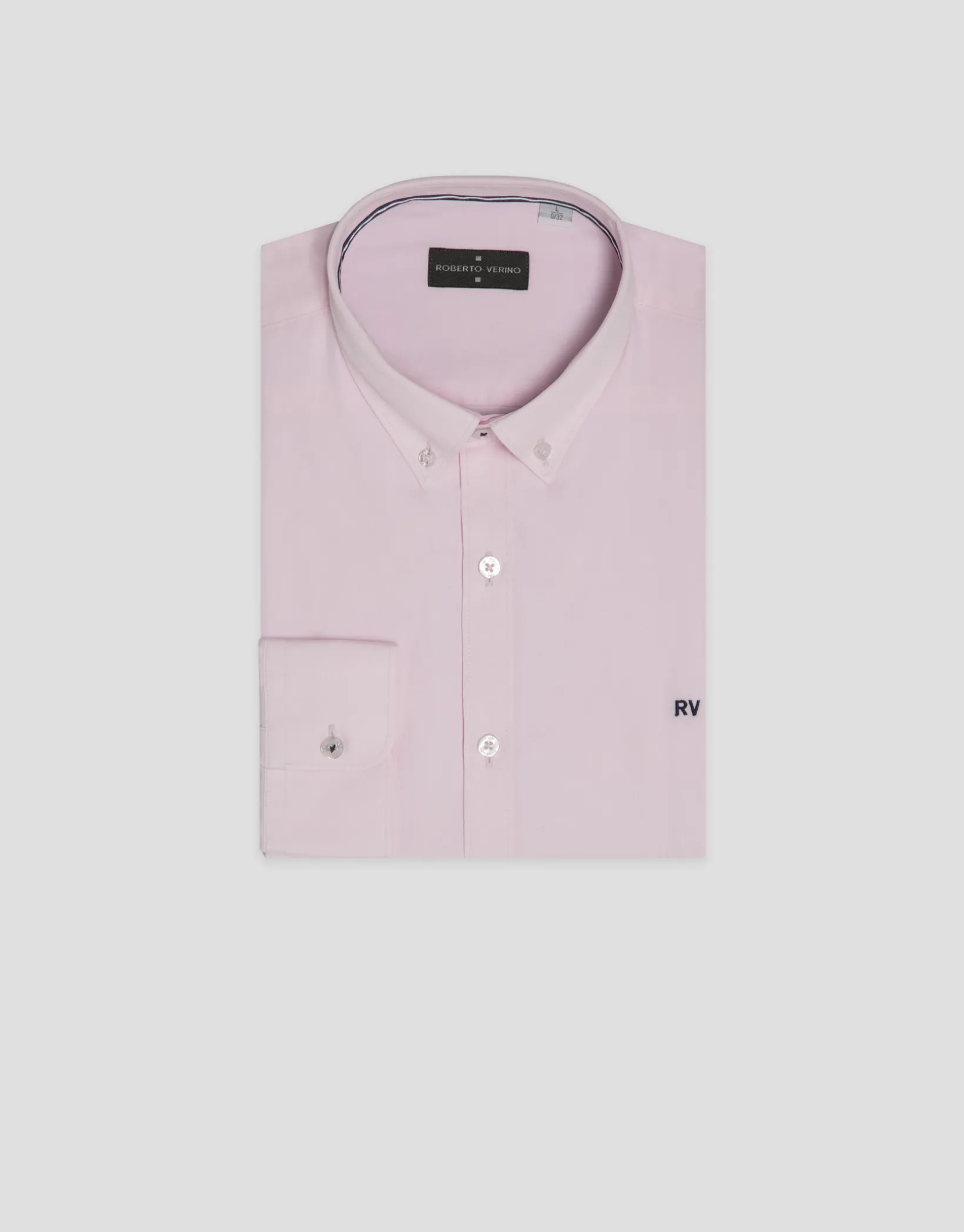 Camisa sport regular oxford rosa claro