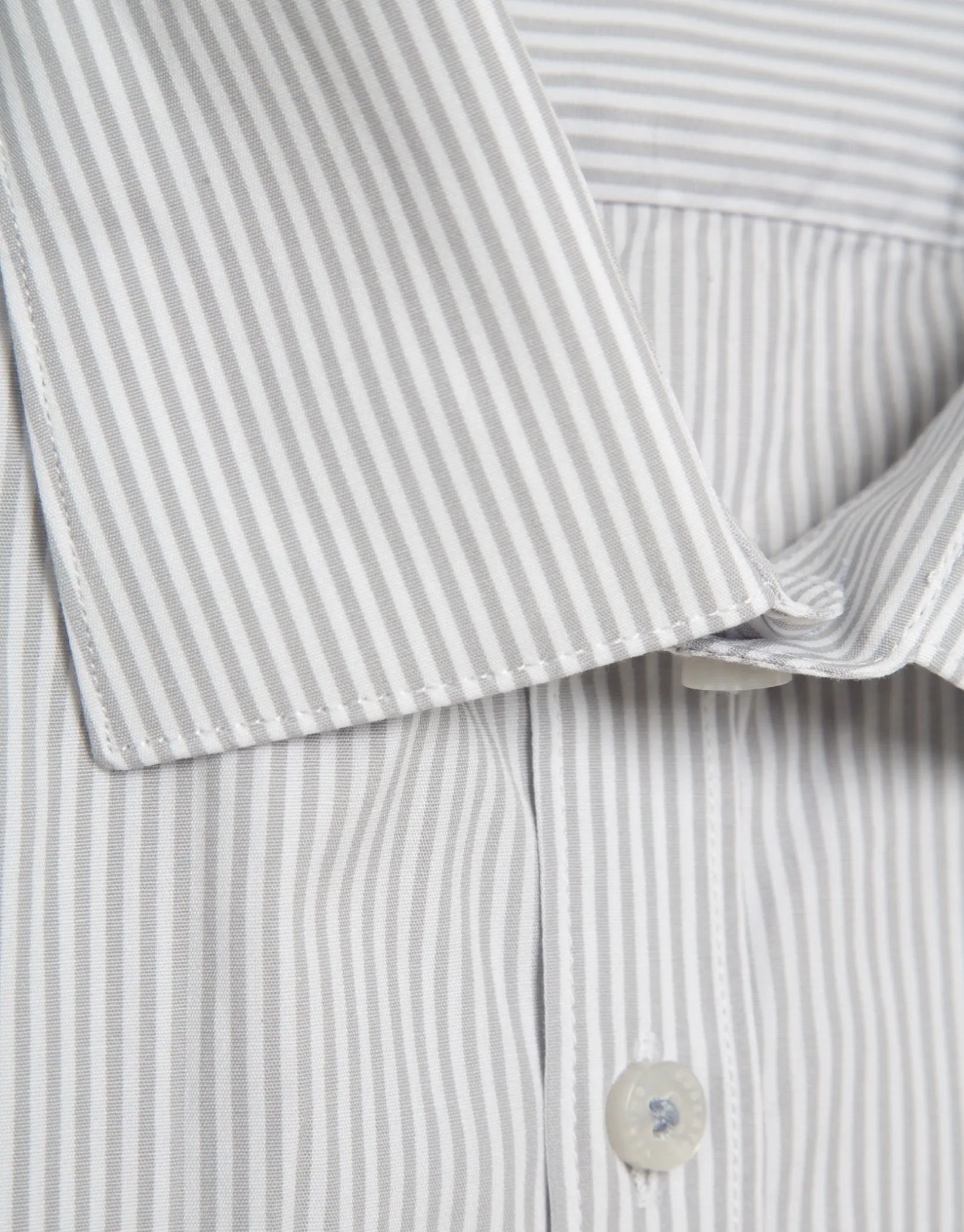 Camisa sport regular raya candela gris/blanco