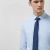 Camisa vestir lisa celeste