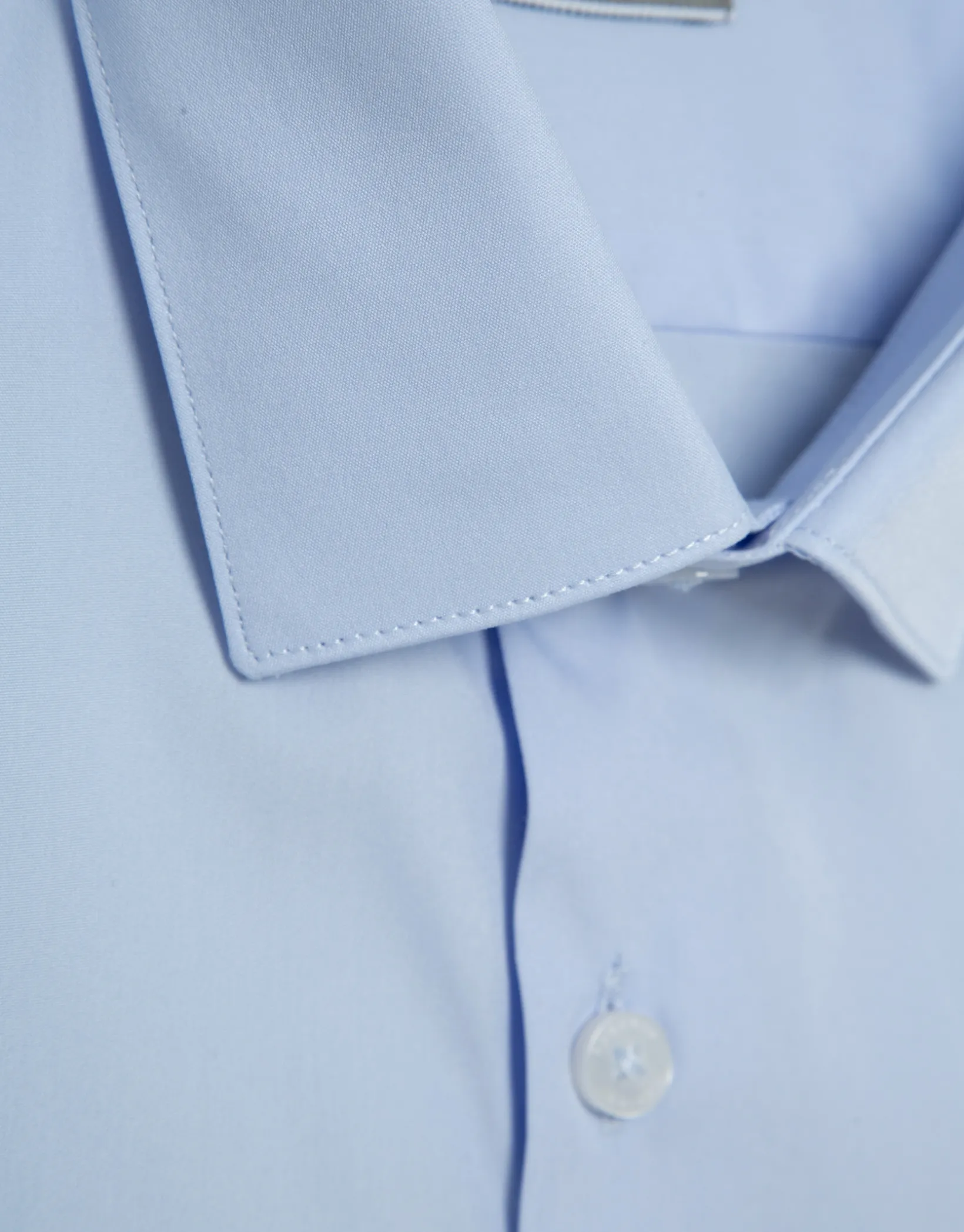 Camisa vestir lisa celeste