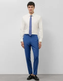 Camisa vestir regular sarga blanca