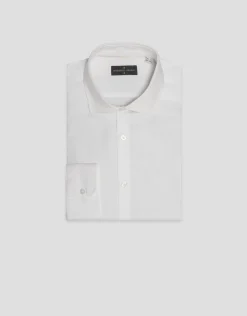 Camisa vestir regular sarga blanca