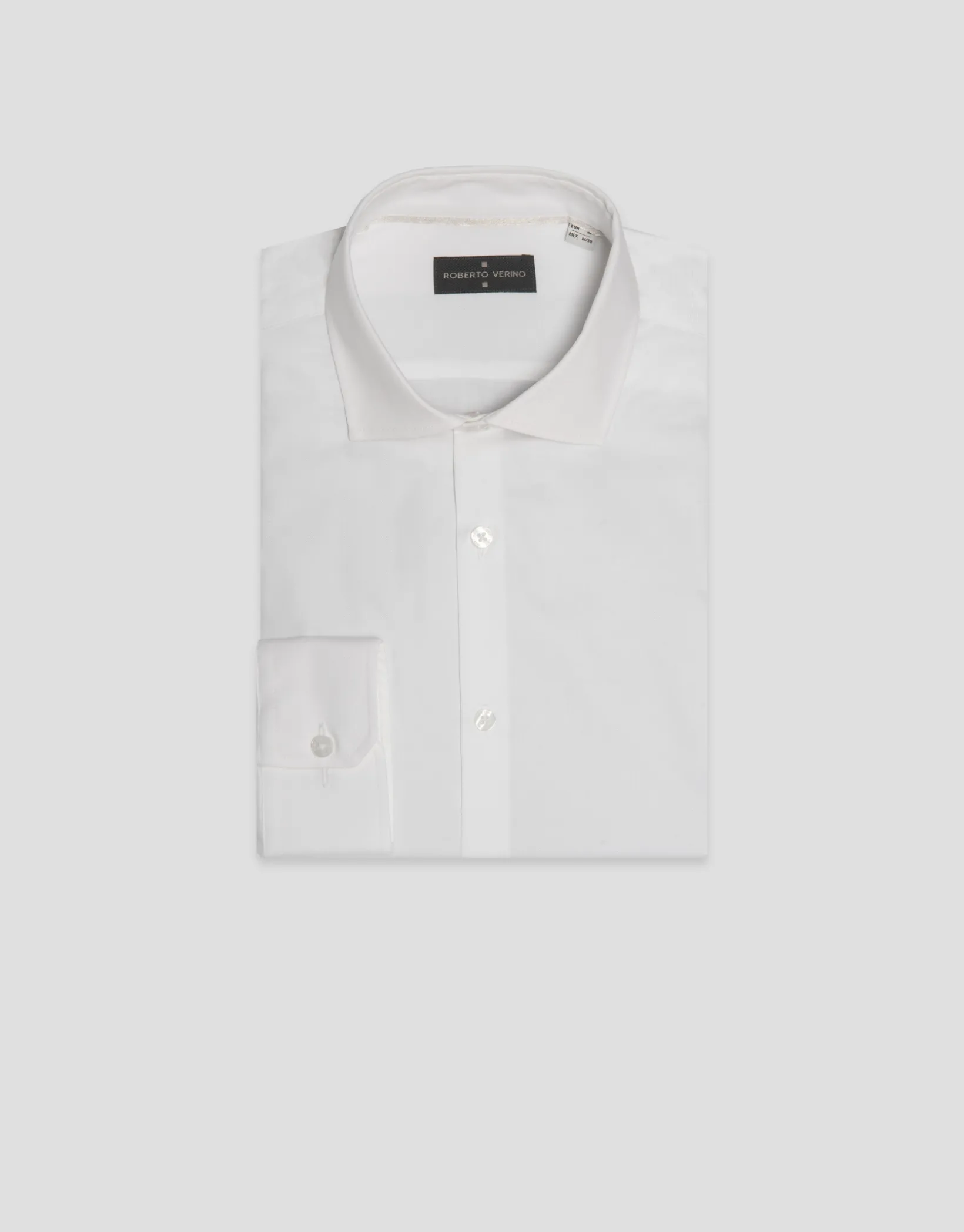 Camisa vestir regular sarga blanca