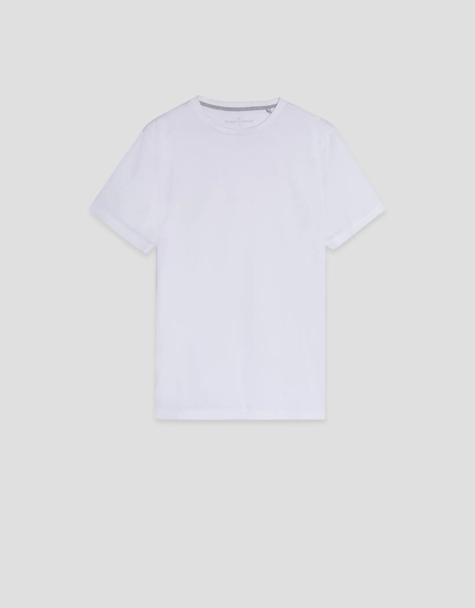 Camiseta algodón mercerizado blanco