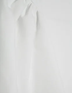 Camiseta manga capa en algodón blanco
