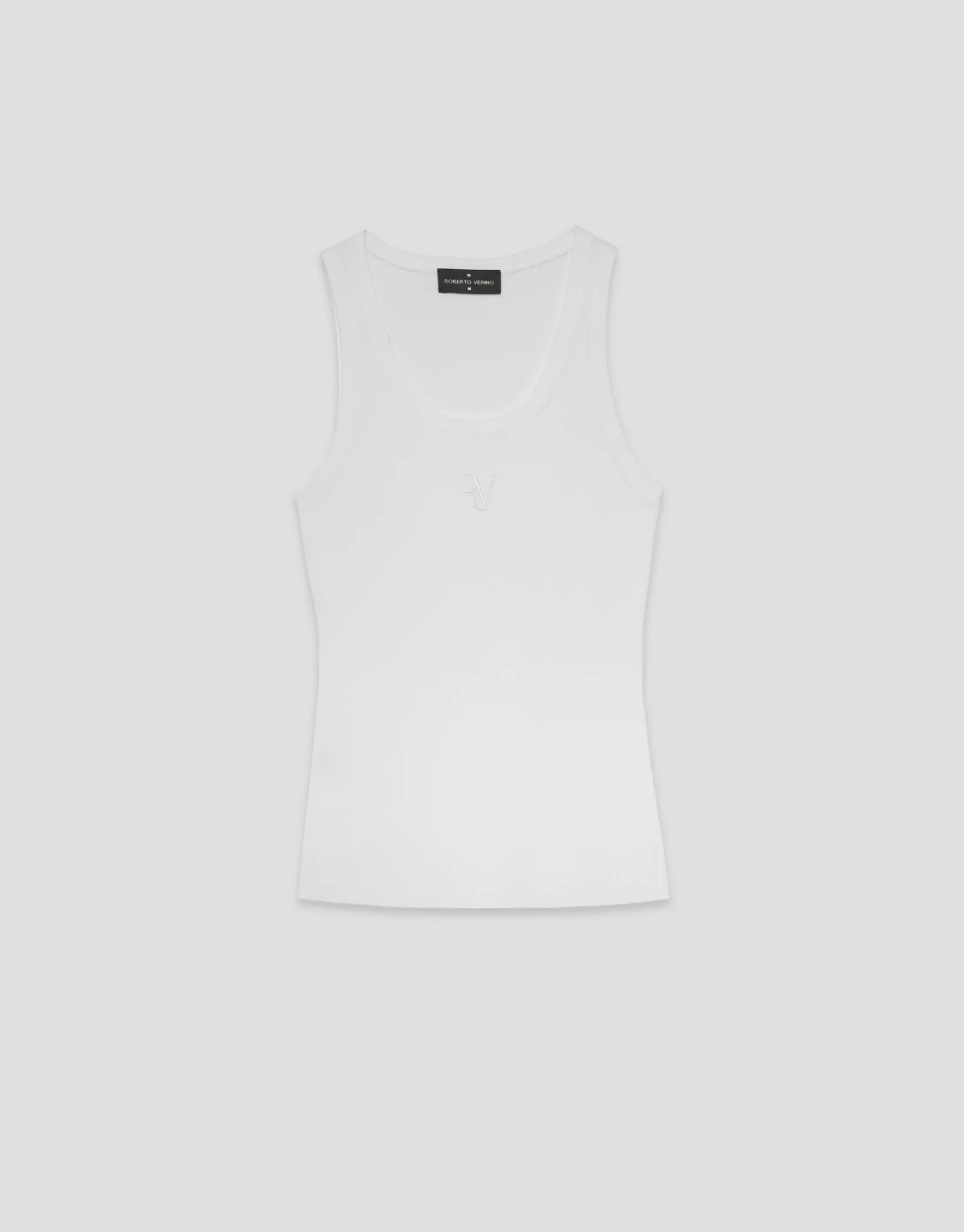 Camiseta sisas punto tricotado blanco