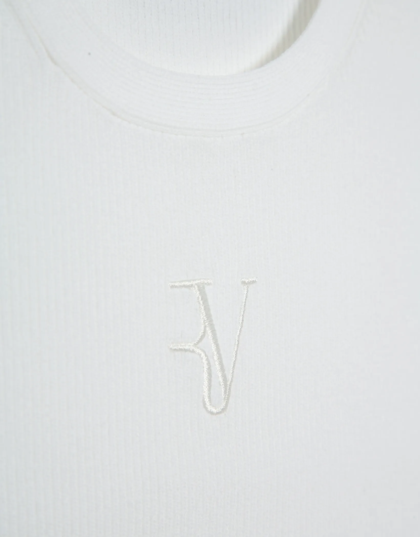 Camiseta sisas punto tricotado blanco