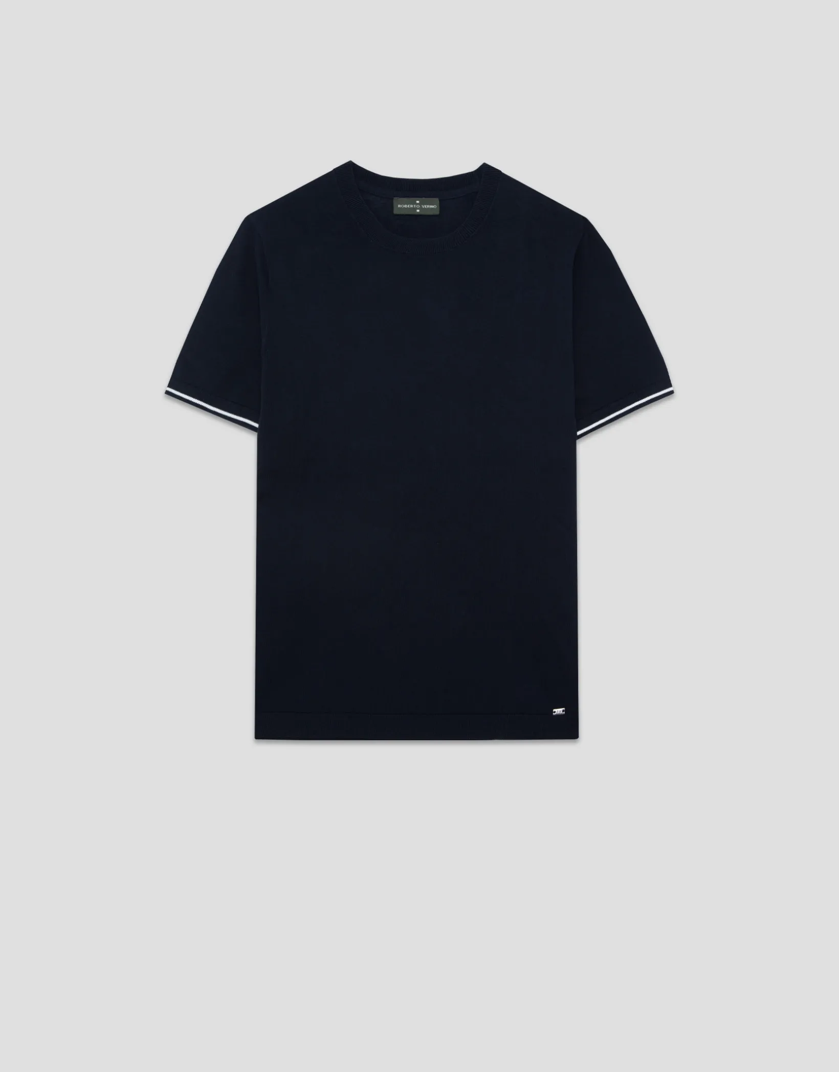 Camiseta tricotada marino