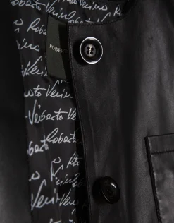 Chaqueta corta napa negra
