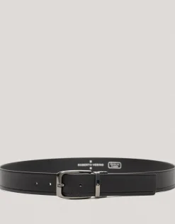 Cinturón negro corte decorativo