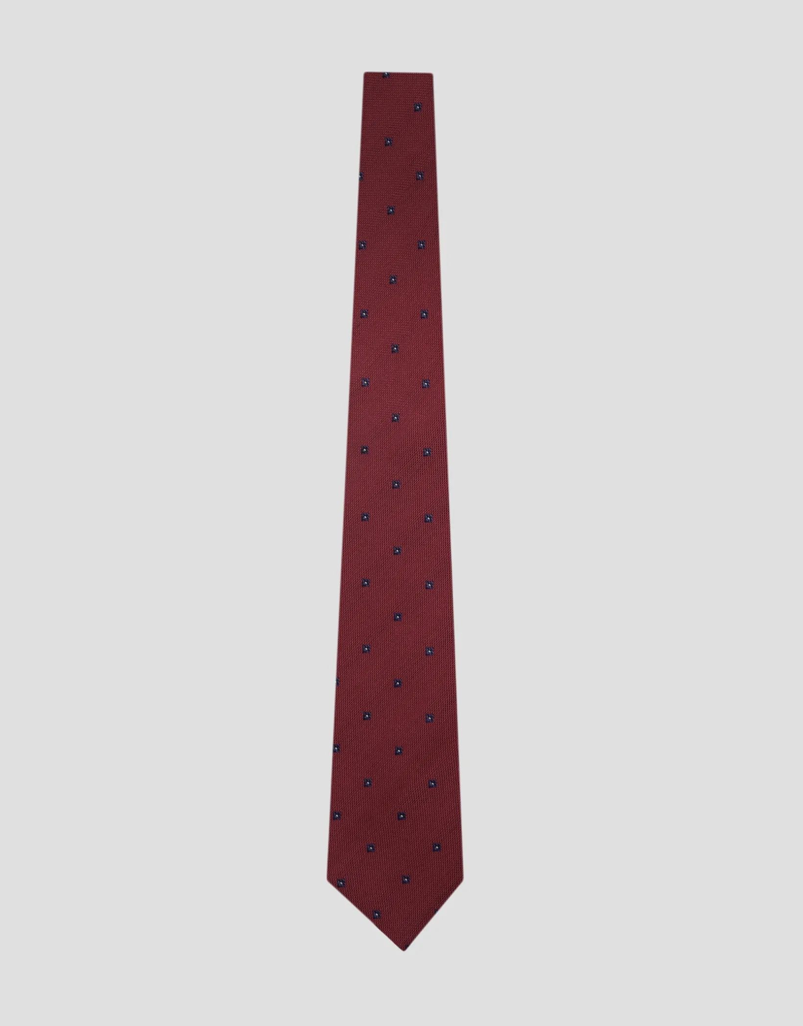Corbata seda fucsia con jacquard flores