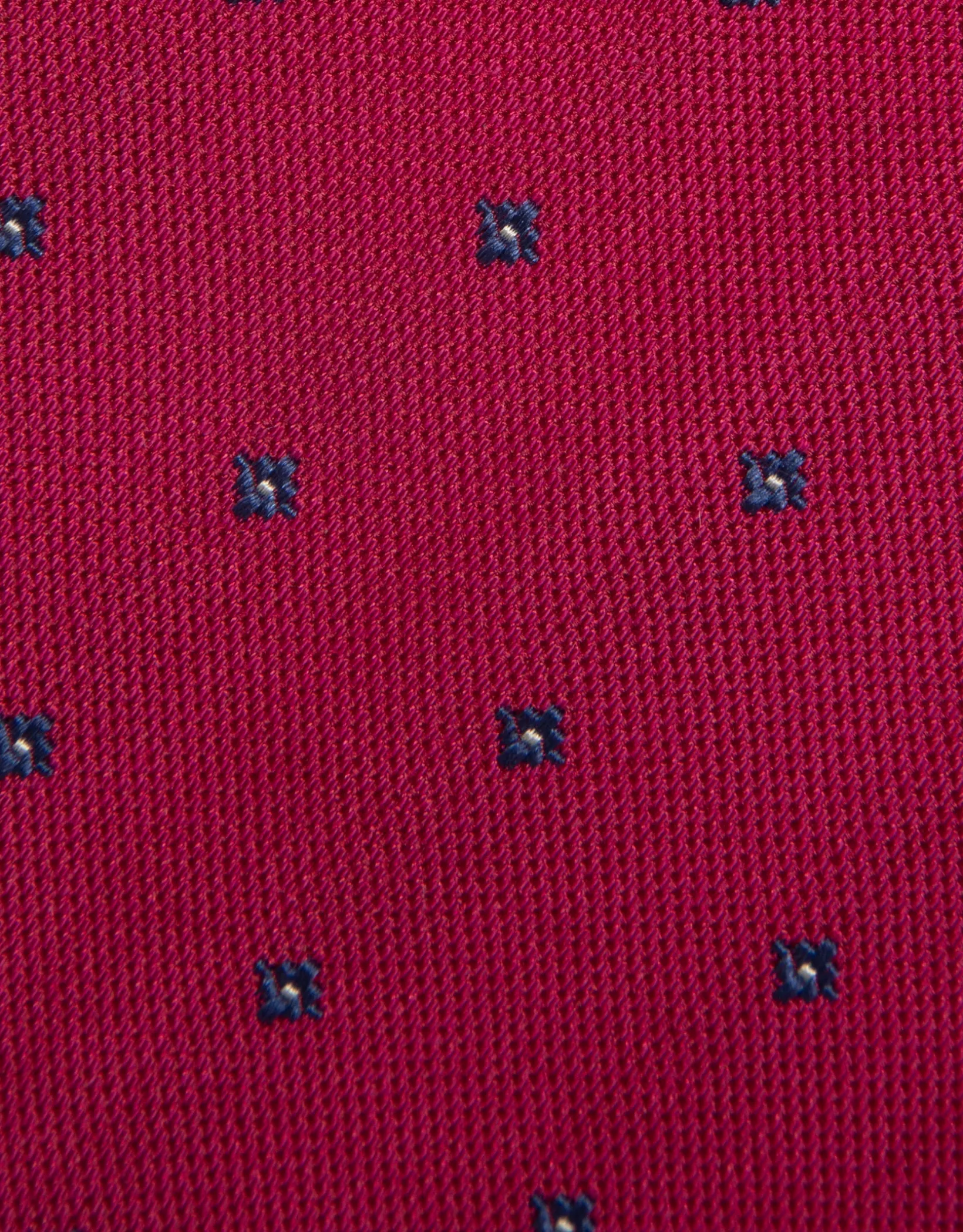 Corbata seda fucsia con jacquard flores