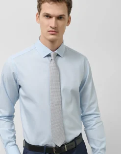 Corbata seda tonos grises