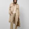 Gabardina clásica beige