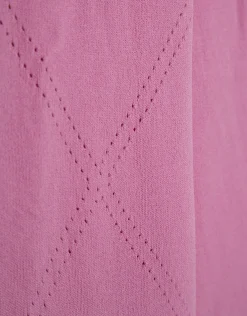 Jersey escote barco punto diseño diagonal rosa claro