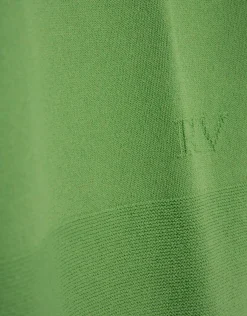 Jersey manga tres cuartos sin costuras verde