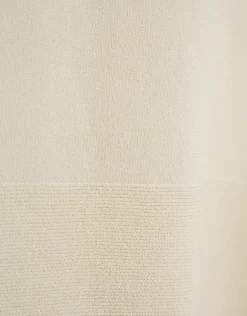 Jersey manga tres cuartos sin costuras beige