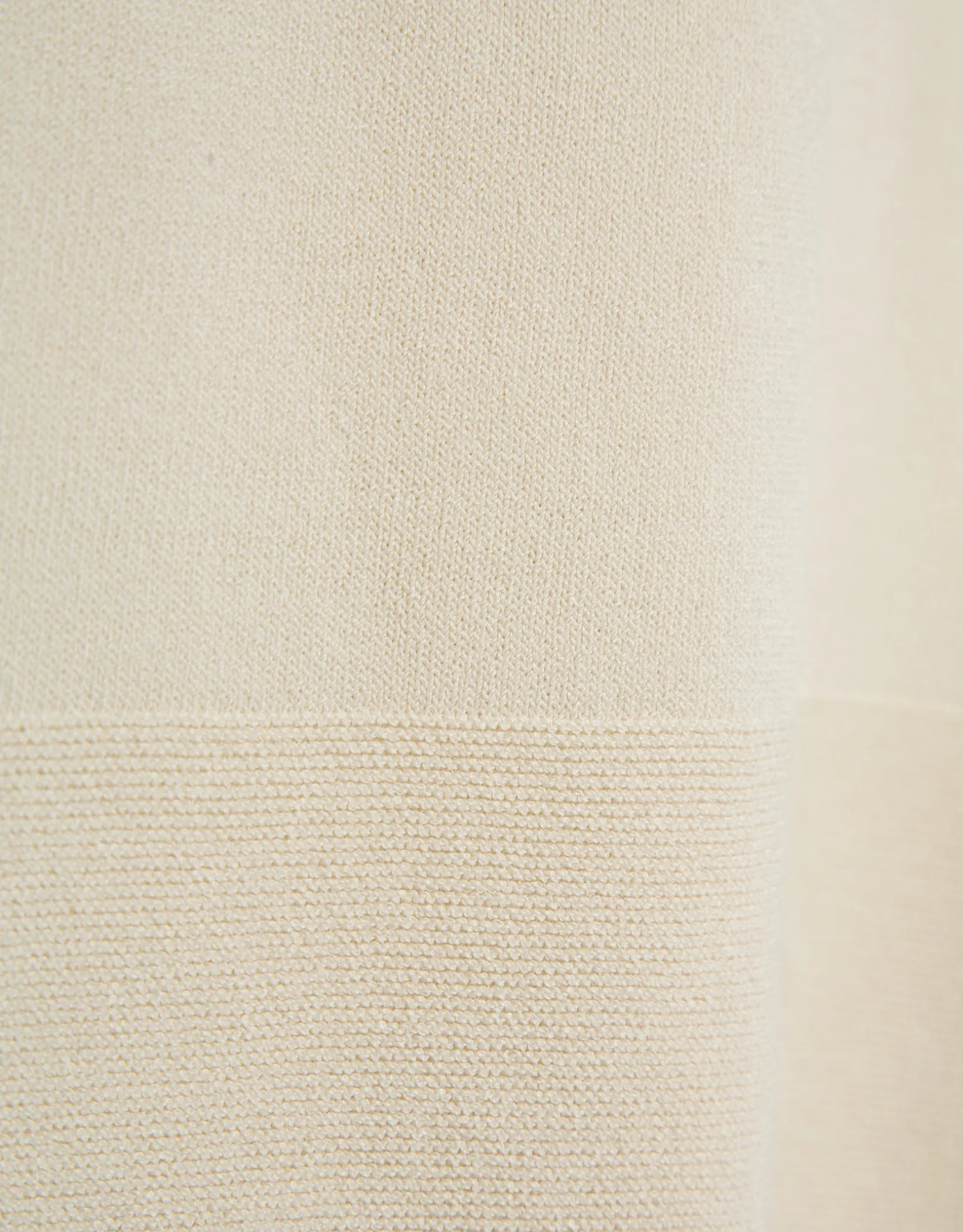 Jersey manga tres cuartos sin costuras beige