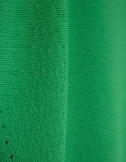 Jersey punto fino manga murciélago verde
