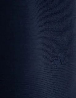 Jersey punto fino manga murciélago azul marino