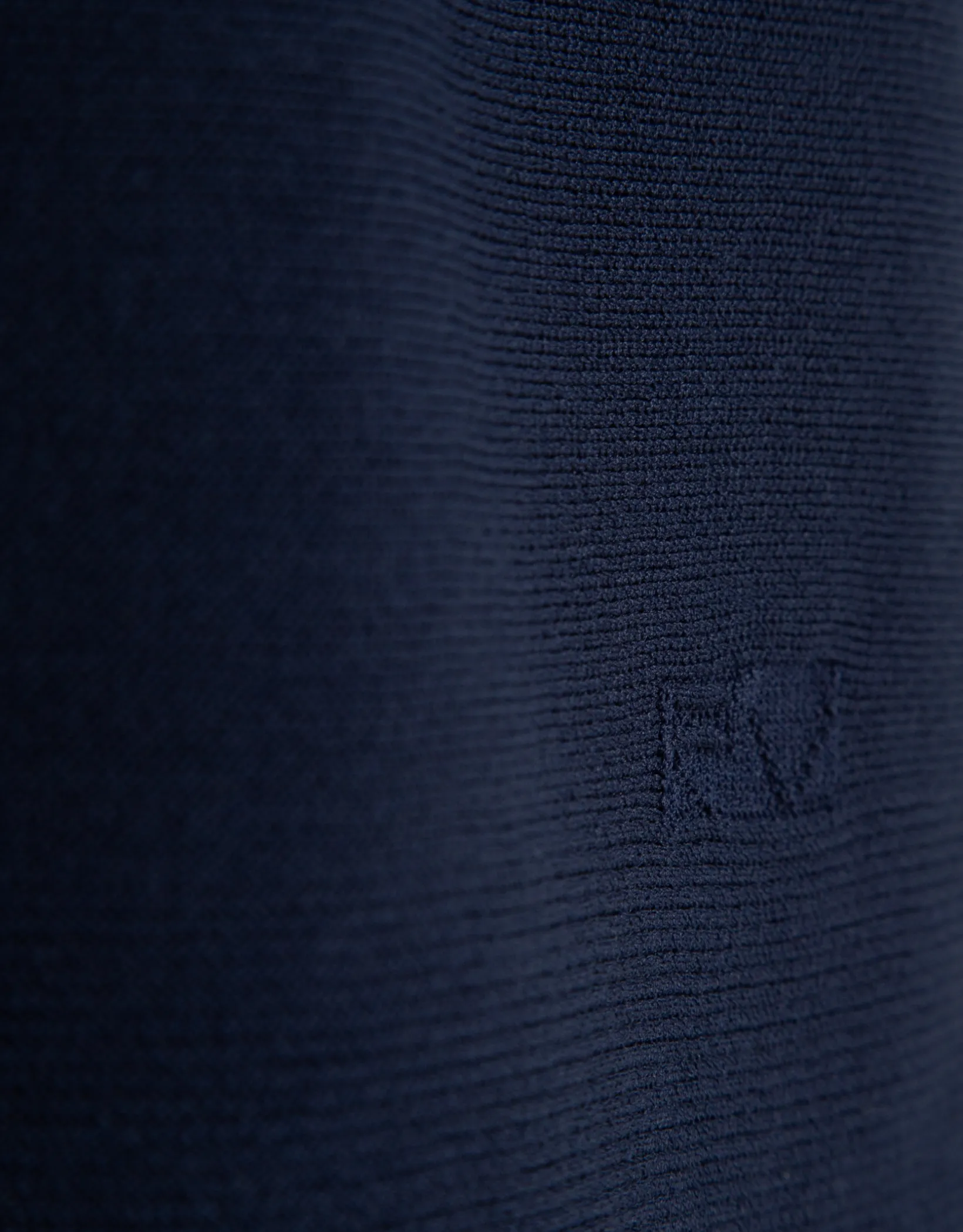 Jersey punto fino manga murciélago azul marino
