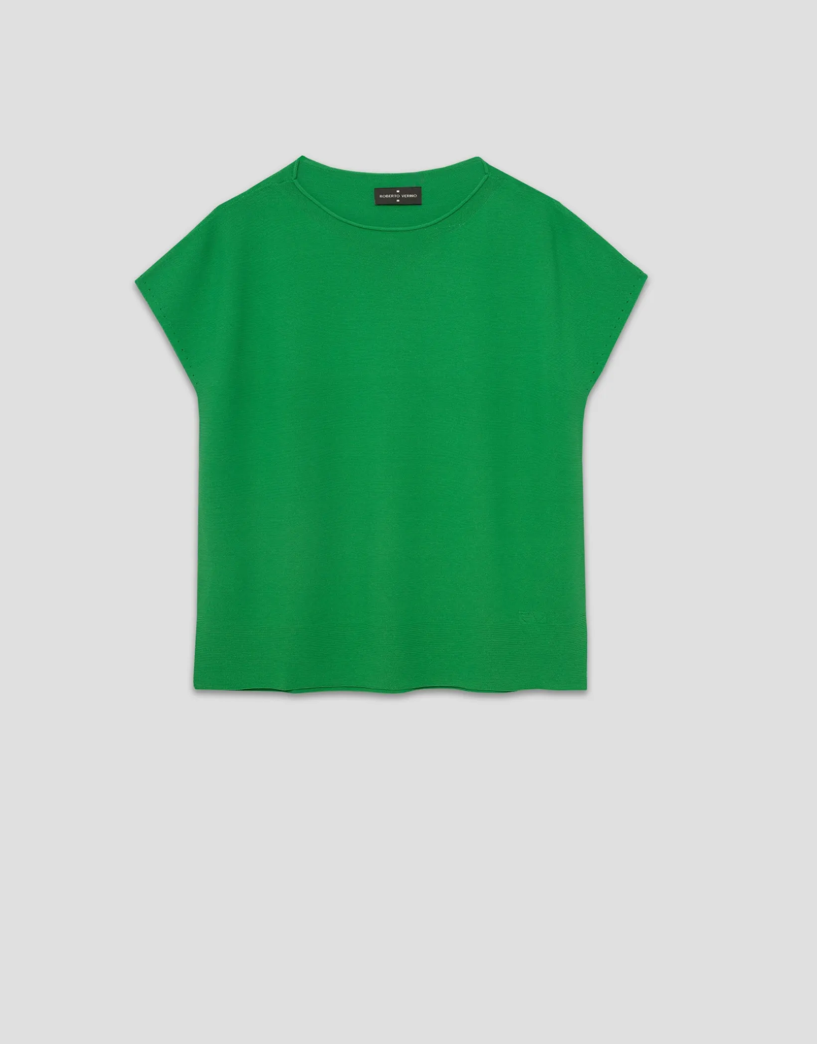 Jersey punto fino manga murciélago verde