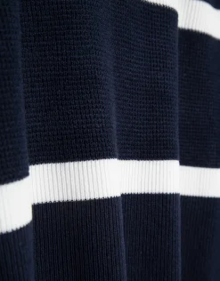 Jersey rayas marino/blanco