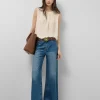 Pantalón ancho vaquero azul