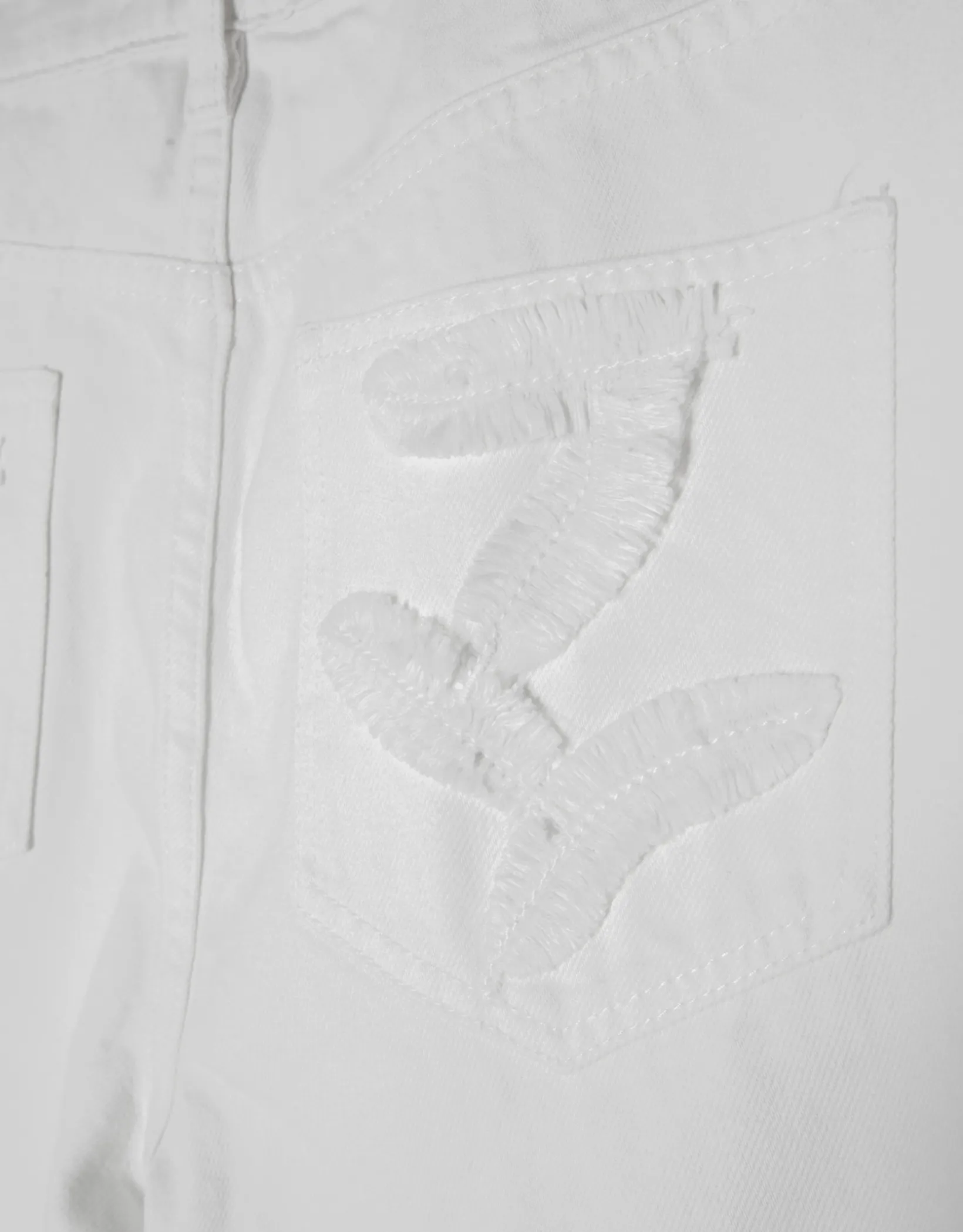 Pantalón ancho vaquero crudo
