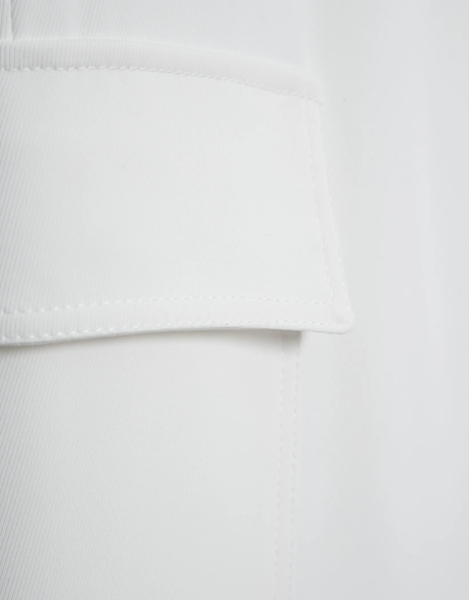 Pantalón cargo ancho twill crudo