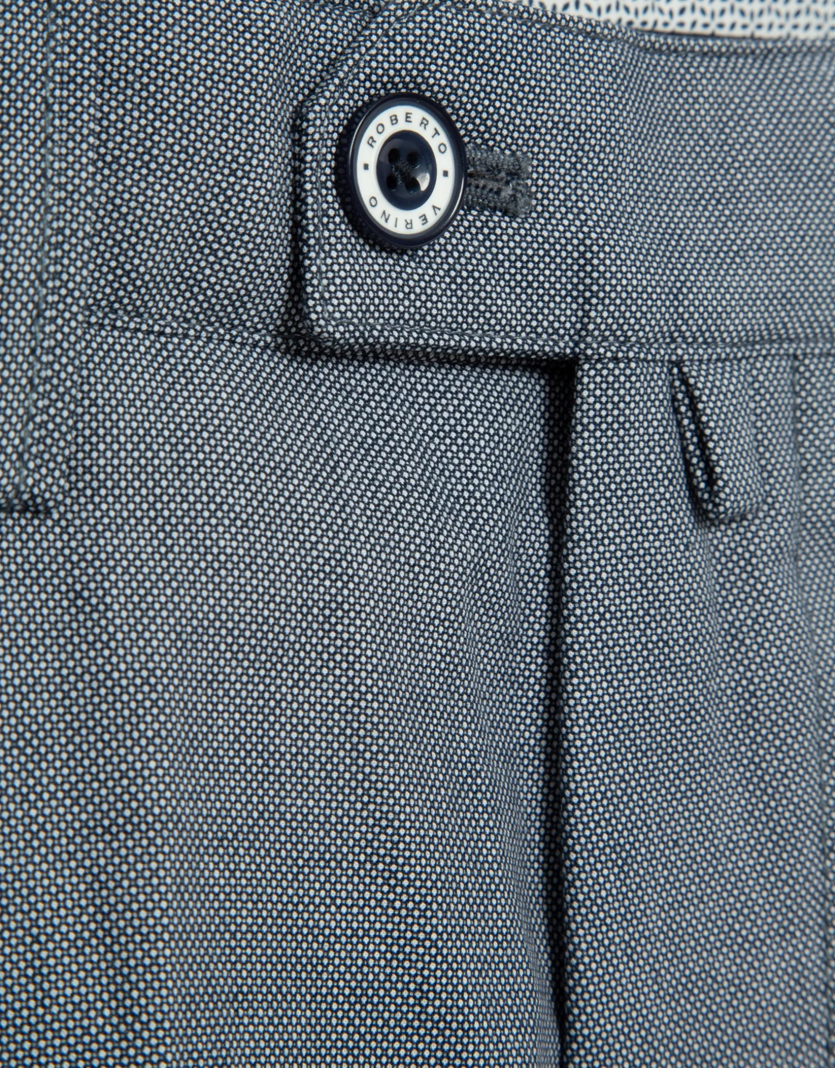 Pantalón chino ojo de perdiz color marino
