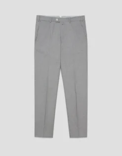 Pantalón chino ojo de perdiz color gris claro